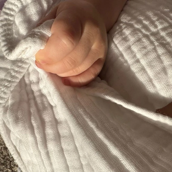 Pamut textilpelenka fehér 50x50 cm